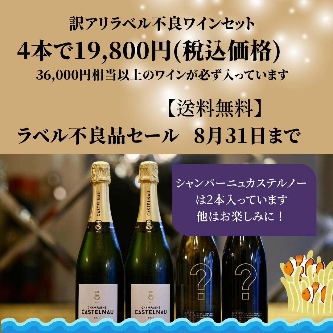 【送料無料】カステルノー2本入り　真夏の贅沢ワインセット