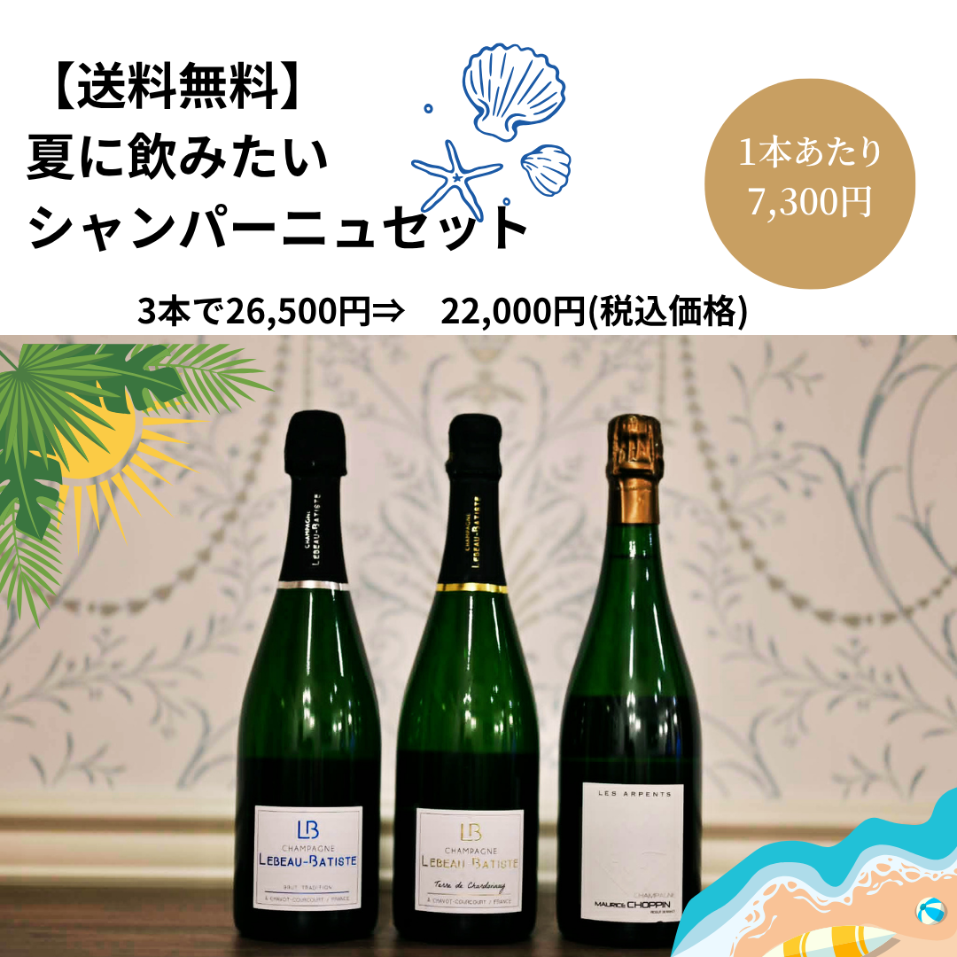 【送料無料】夏に飲みたいシャンパーニュセット