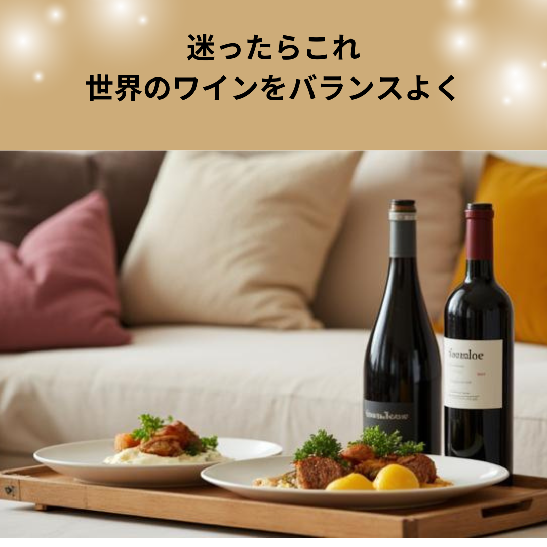 バランスセレクト　迷ったらこれ 世界の定番ワインをバランスよく